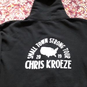 Chris Kroeze Black Full Zip Sweat Jacket